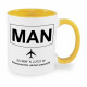 Ceramic mug - Man, different color