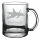 Your - Sandblasted glass mug with motive of a military, of your choice and your text