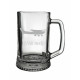 Your - Sandblasted glass half a pint with motive of a sport aircraft of your choice and your text