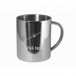 Your - Sandblasted stainless steel mug with motive of a gliders of your choice and your text