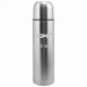 Your - Sandblasted stainless steel thermos with motive of a transport aircraft of your choice and your text