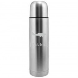 Your - Sandblasted stainless steel mug with motive of a sport aircraft of your choice and your text